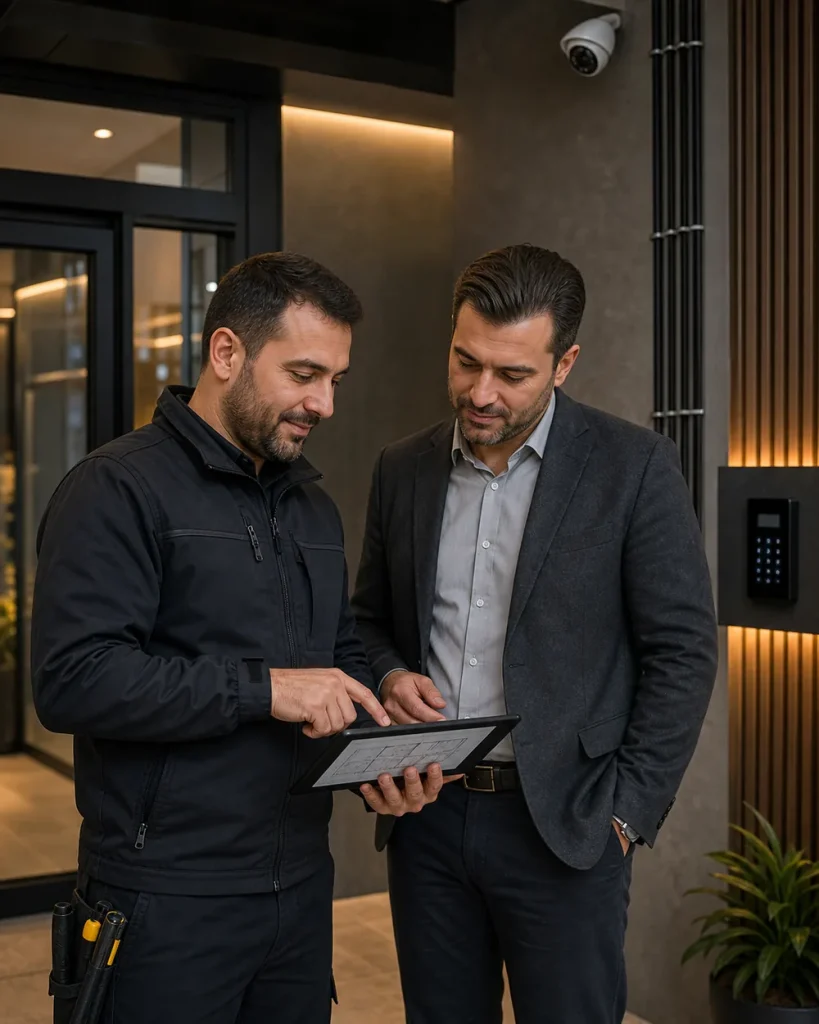 SCK Güvenlik Sistemleri keşif ve danışmanlık görüşmesi